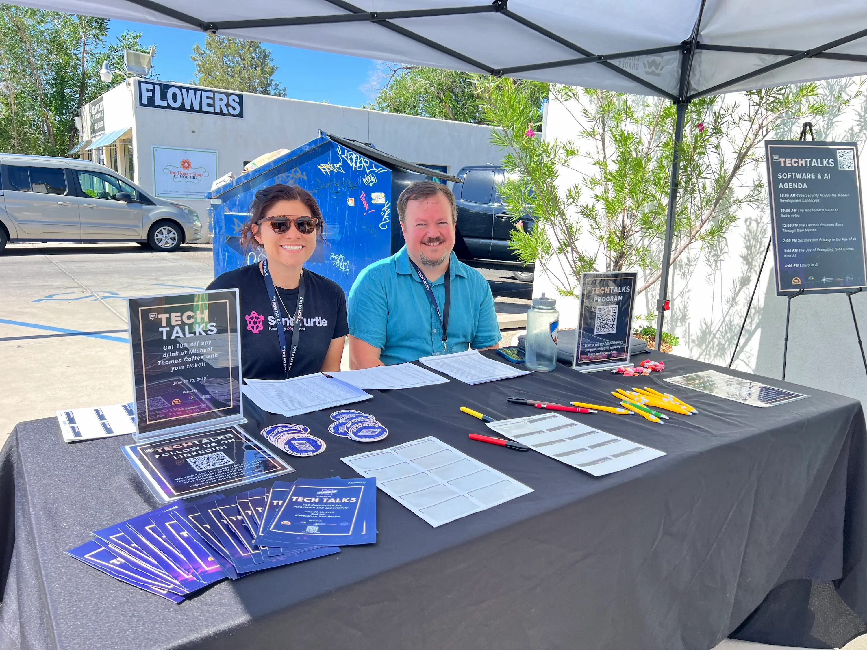 TechTalks 2025 Outdoor Information Booth